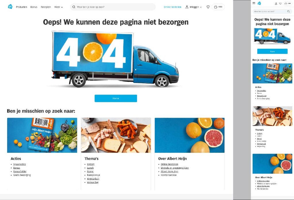 AH 404-pagina