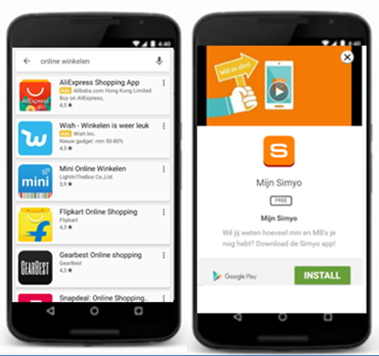 Adverteren op Google in apps