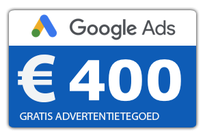 Gratis € 400 Google Ads Advertentietegoed