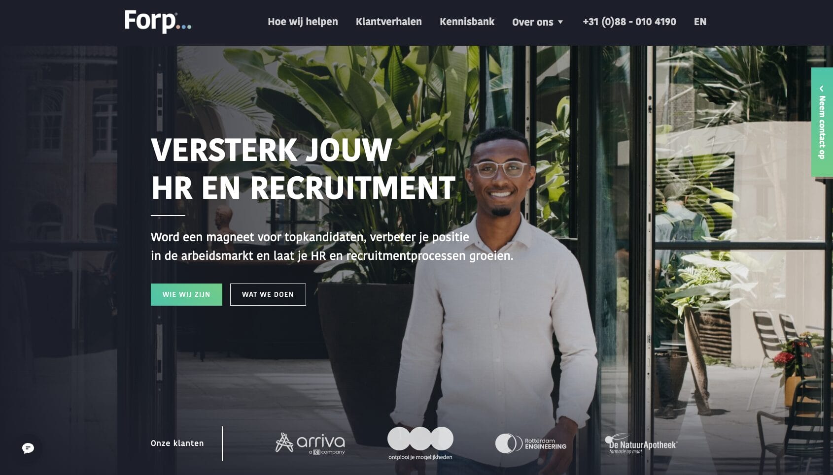 Forp website redesign