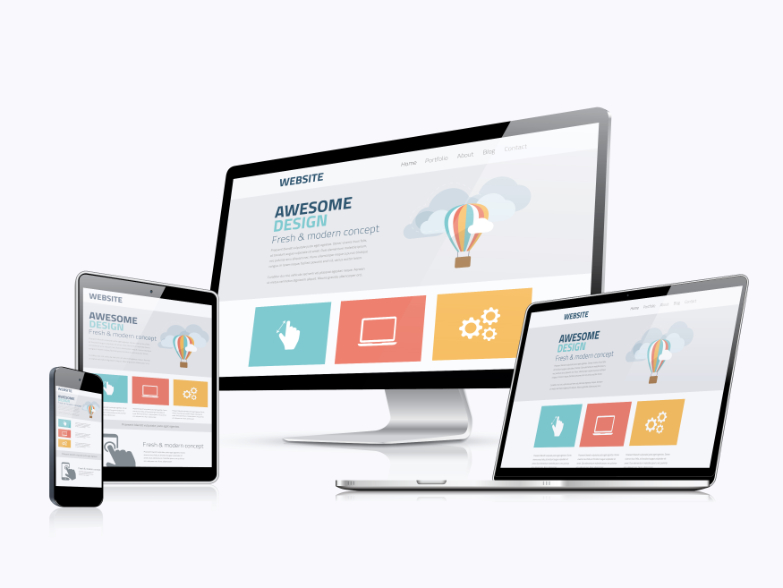 Responsive website design op verschillende apparaten