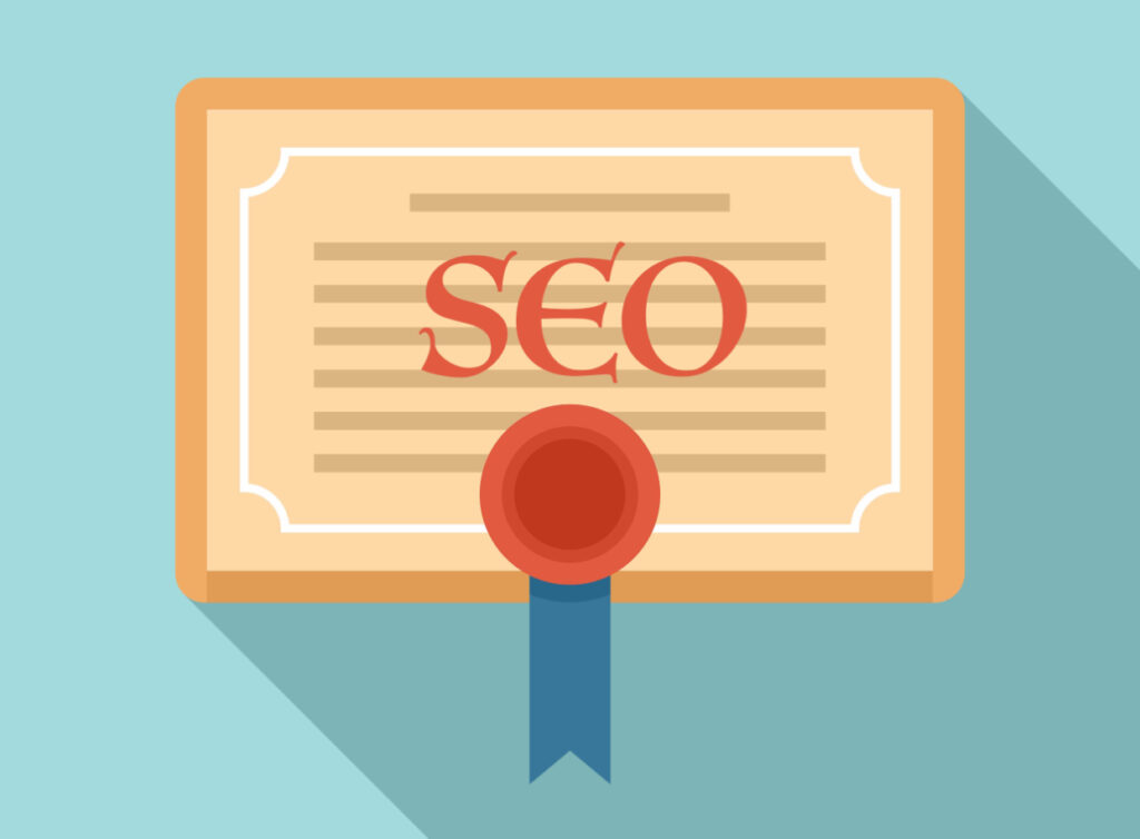 Diploma van een SEO specialist