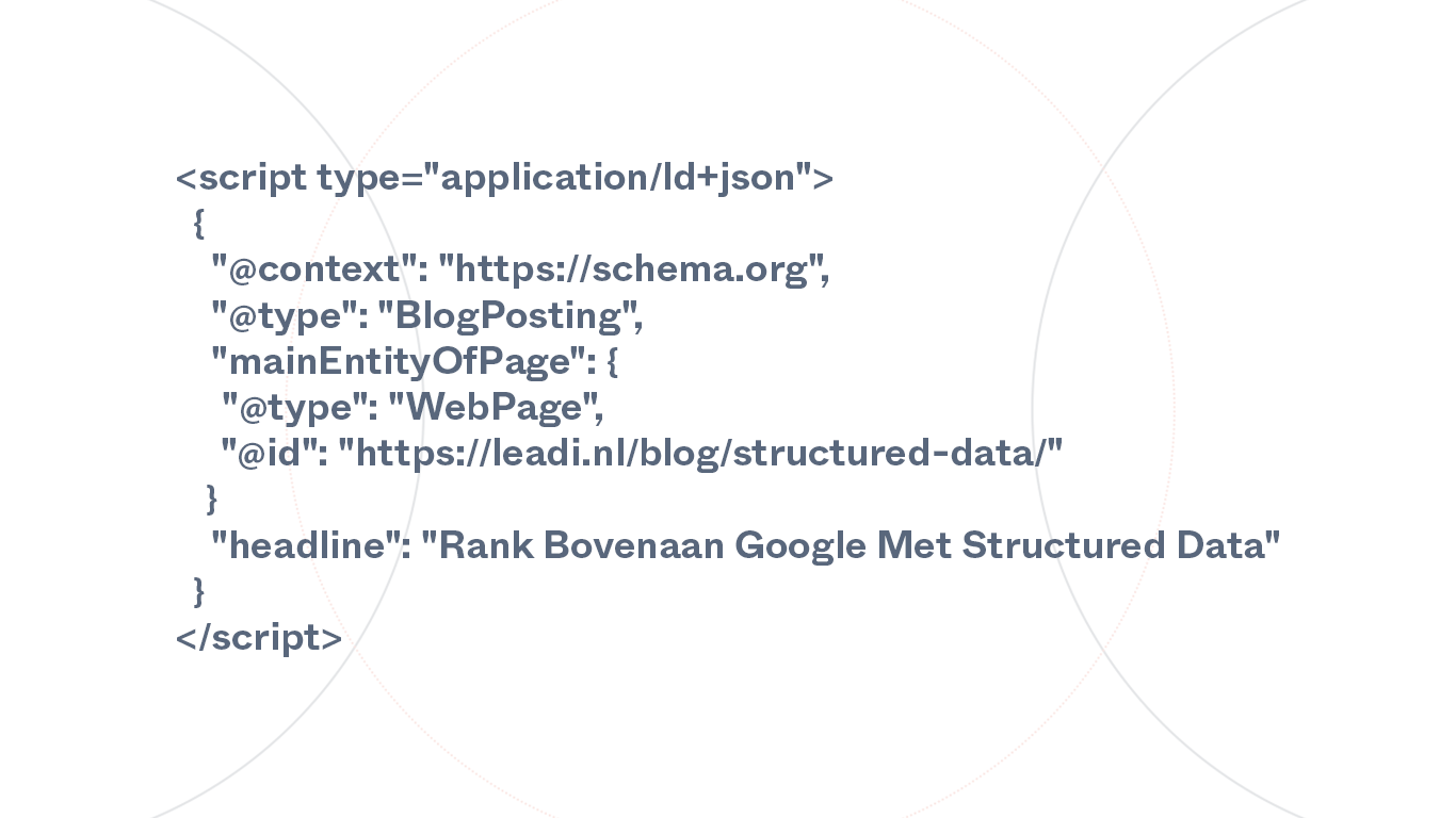 Rank Bovenaan Google Met Structured Data