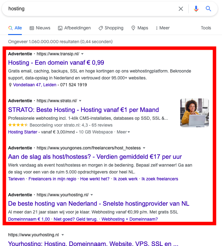 Tekstadvertentie