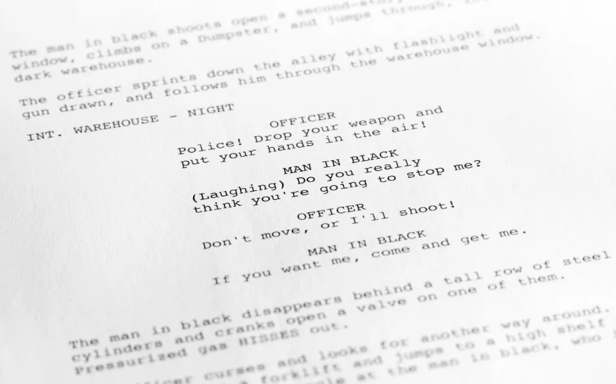 Videoscript voorbeeld