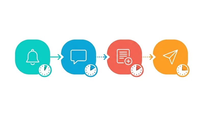 Dagelijkse social selling-routine met vier stappen: notificaties checken, reageren op posts, eigen content publiceren en connectieverzoeken sturen