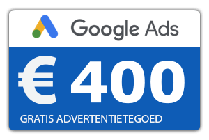 Gratis € 400 google ads advertentietegoed