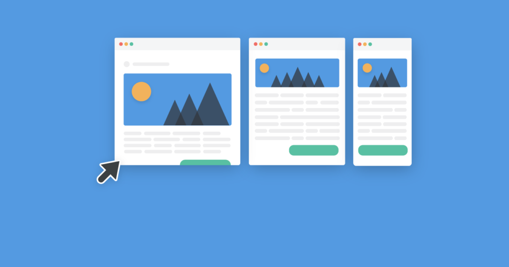 Responsive e-mail lay out