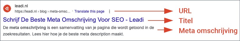 Online vindbaarheid verbeteren met een goede seo title tag en seo meta tag